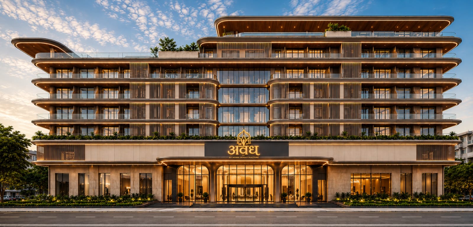Rooftop and amenities at Mehak Infrastructure